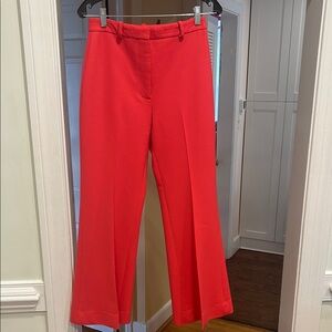 Oscar de la Renta Pink Crop and Flare Pants NWOT